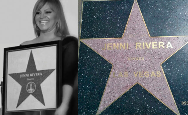 Jenni Rivera tendrá su estrella en el paseo de la fama